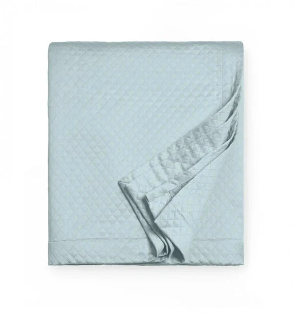 Bari Coverlet Bedding Style Sferra Aquamarine Twin 