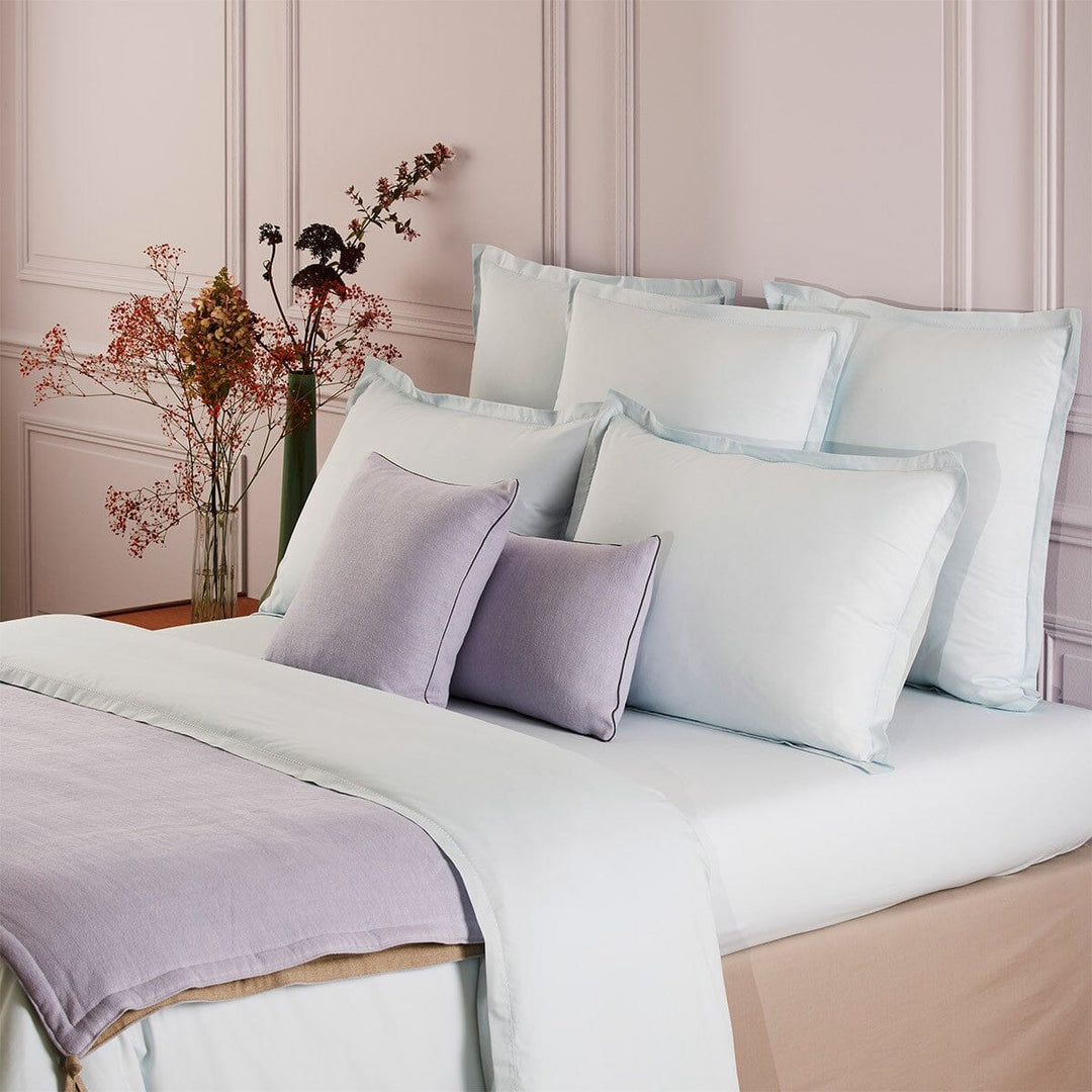 Batiste Standard Pillowcase - each Bedding Style Yves Delorme Aqua