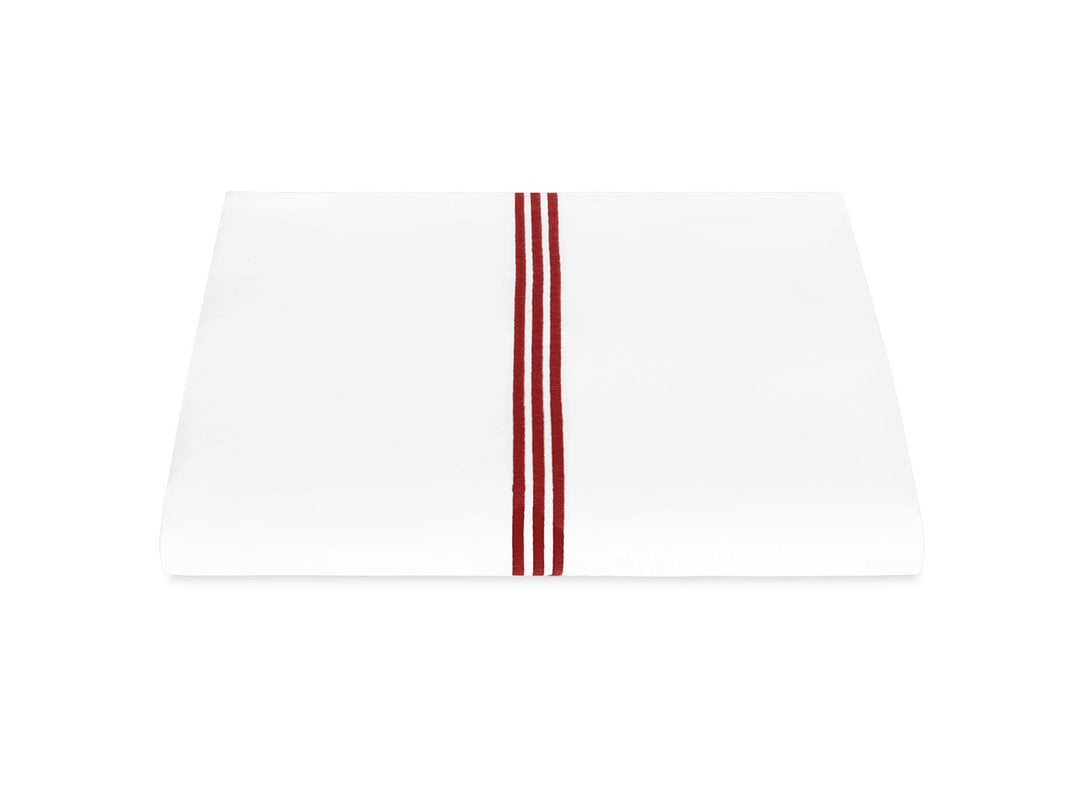 Bel Tempo King Duvet Cover Bedding Style Matouk Red 