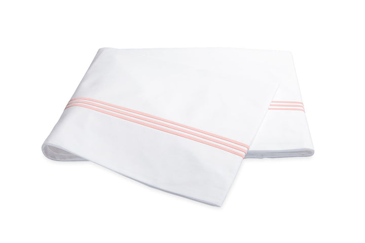 Bel Tempo King Flat Sheet Bedding Style Matouk Blush 