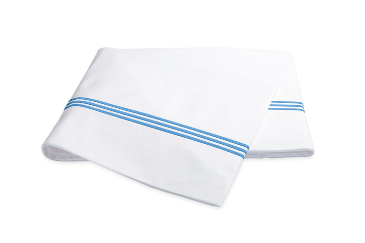 Bel Tempo King Flat Sheet Bedding Style Matouk Ocean 