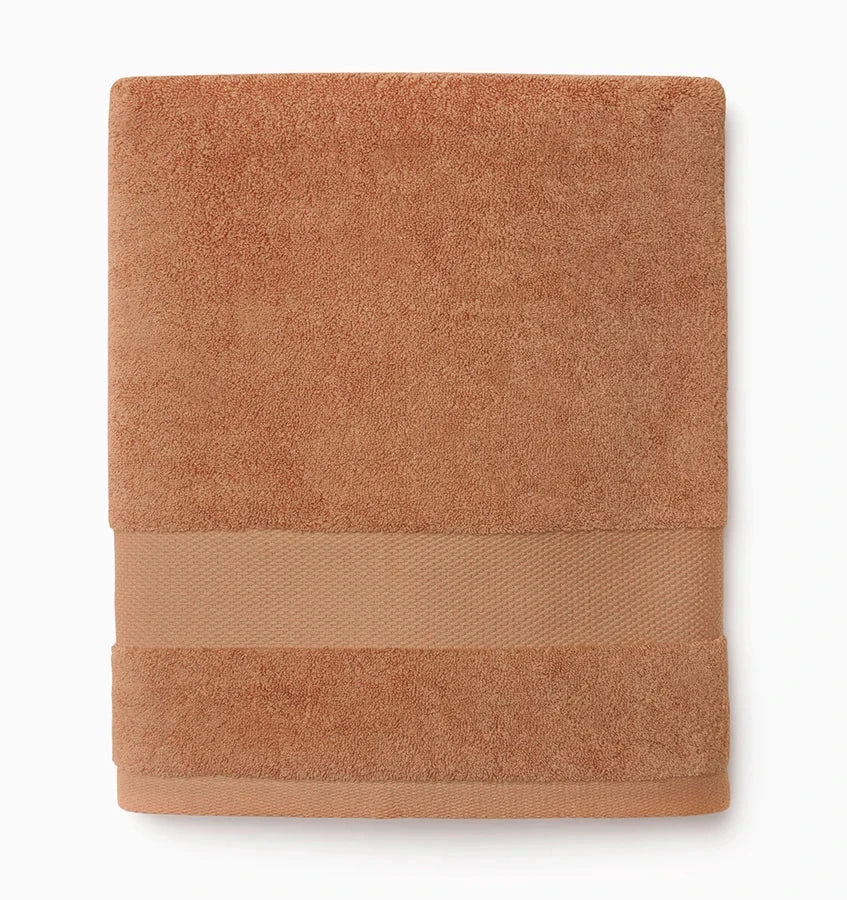 Bello Nuovo Towels Bath Linens Sferra Terracotta Bath Sheet 