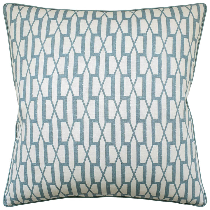 Belvedere Pillow Decorative Pillow Ryan Studio 22x22 Peacock Blue 