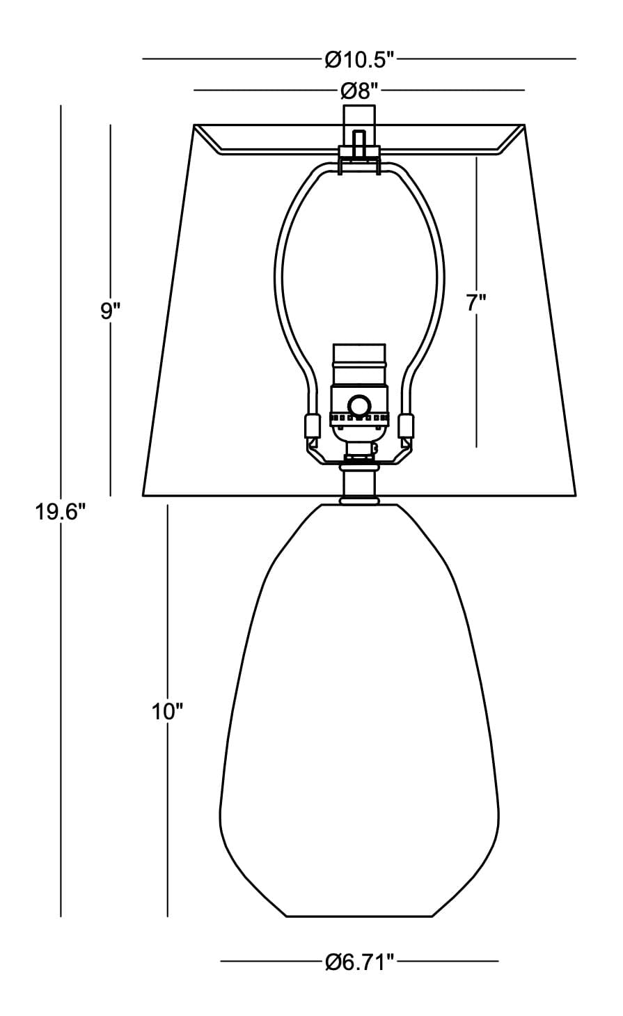 Betty Table Lamp Lighting Flow Decor 