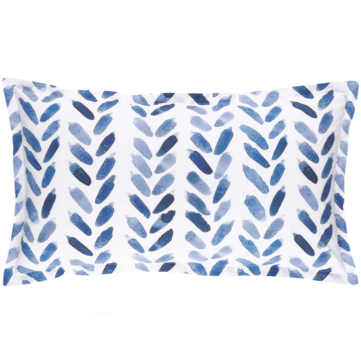 Blue Brush Standard Sham Bedding Style Pine Cone Hill 