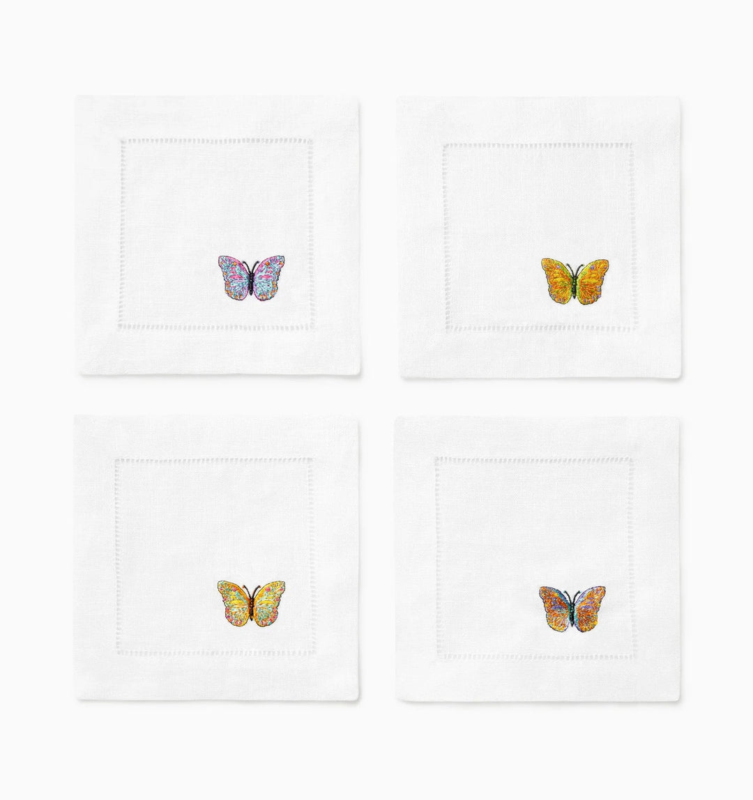 Bordano Cocktail Napkins - set of 4 Table Linens Sferra 