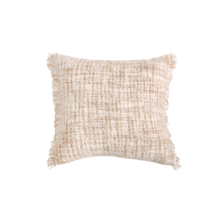 Bozeman Decorative Pillow Bedding Style Pom Pom at Home Ivory Oat 14x24 