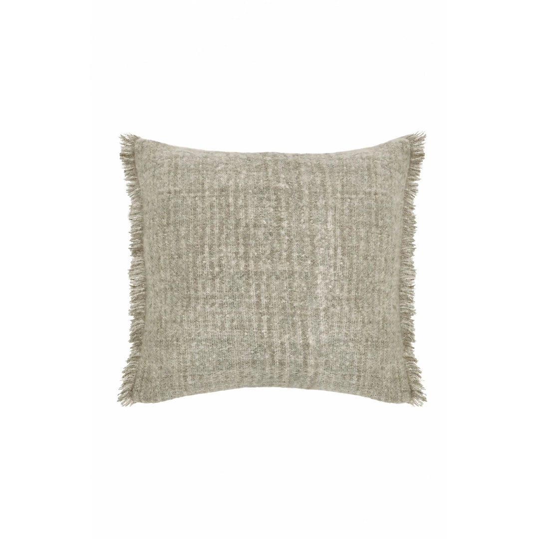 Bozeman Decorative Pillow Bedding Style Pom Pom at Home Stone Moss 14x24 