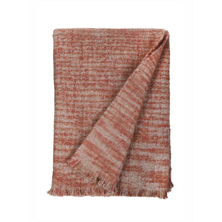Bozeman Oversized Throw Bedding Style Pom Pom at Home Redwood 