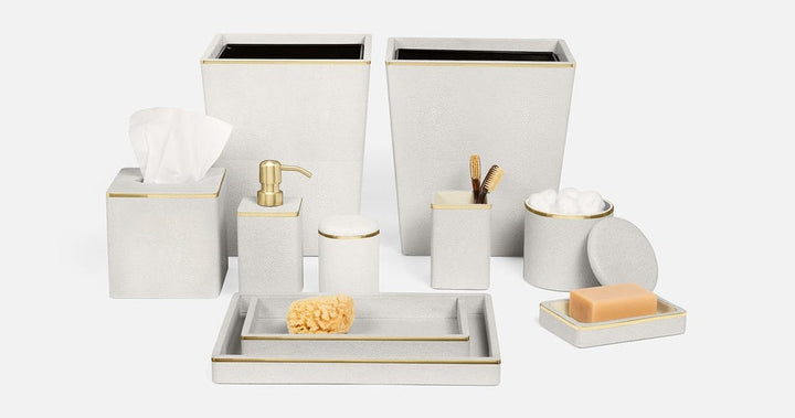 Bradford Wastebasket Bath Accessories Pigeon & Poodle 