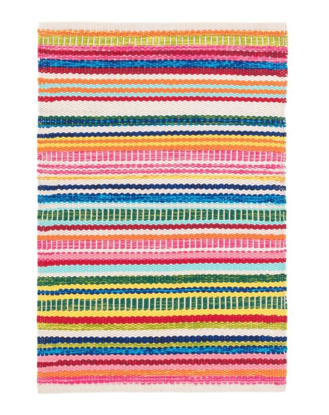 Bright Stripe Indoor/Outdoor Rug 2x3 Rugs Dash and Albert 