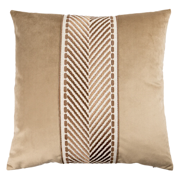 Brooks Pillow 22x22 Decorative Pillow Piper-Collection Fawn 