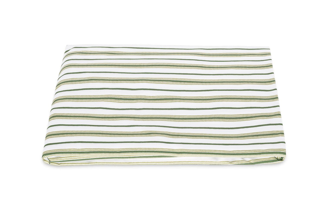 Calypso Fitted Sheet 17" Bedding Matouk Palm Queen 