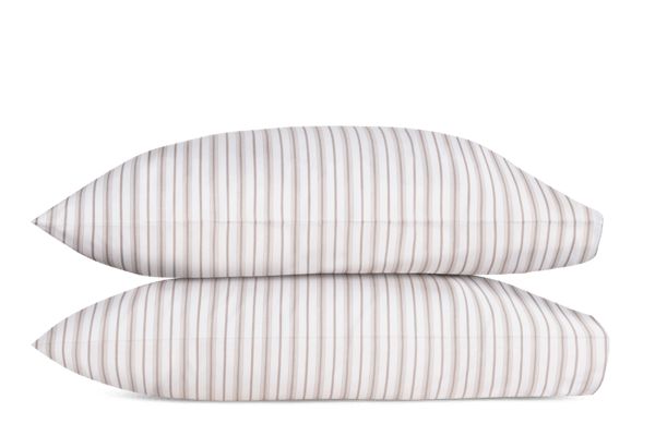 Calypso Pillowcase Pair Bedding Matouk Pebble Standard 