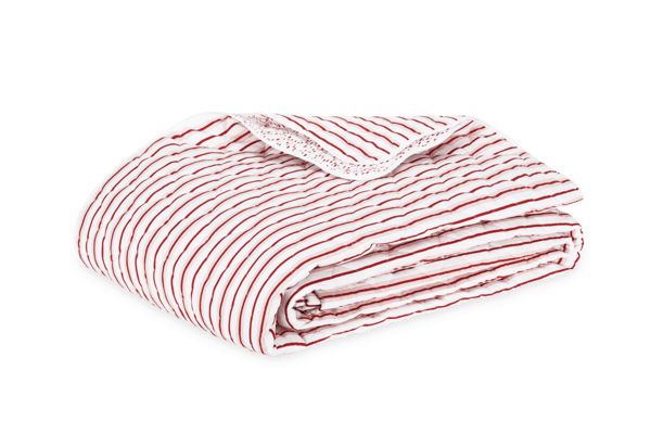 Calypso Quilt Bedding Matouk Redberry Twin 