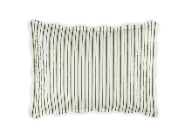 Calypso Quilted Sham Bedding Matouk Palm Boudoir 