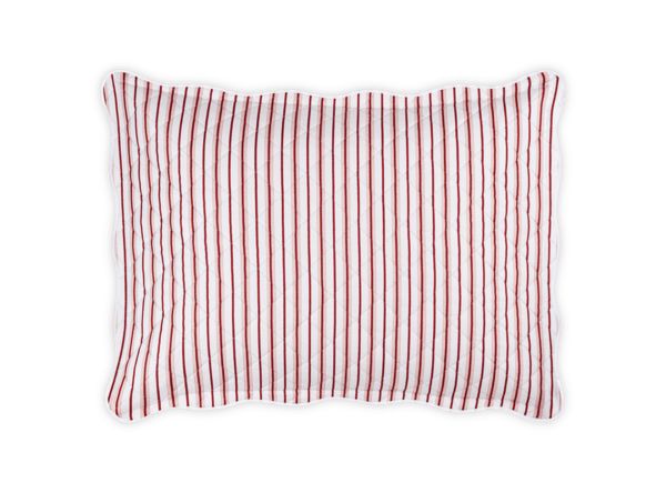 Calypso Quilted Sham Bedding Matouk Redberry Boudoir 