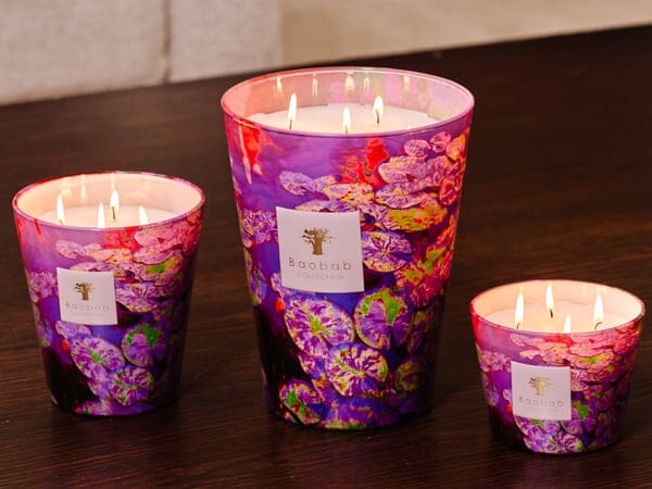 Candle Arty Flowers Water Lily Candle Baobab 