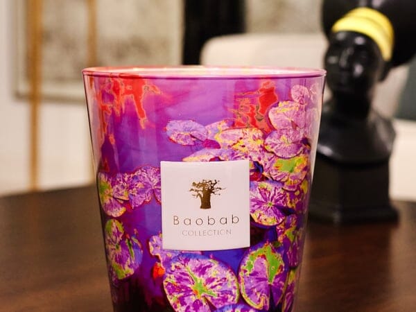 Candle Arty Flowers Water Lily Candle Baobab 