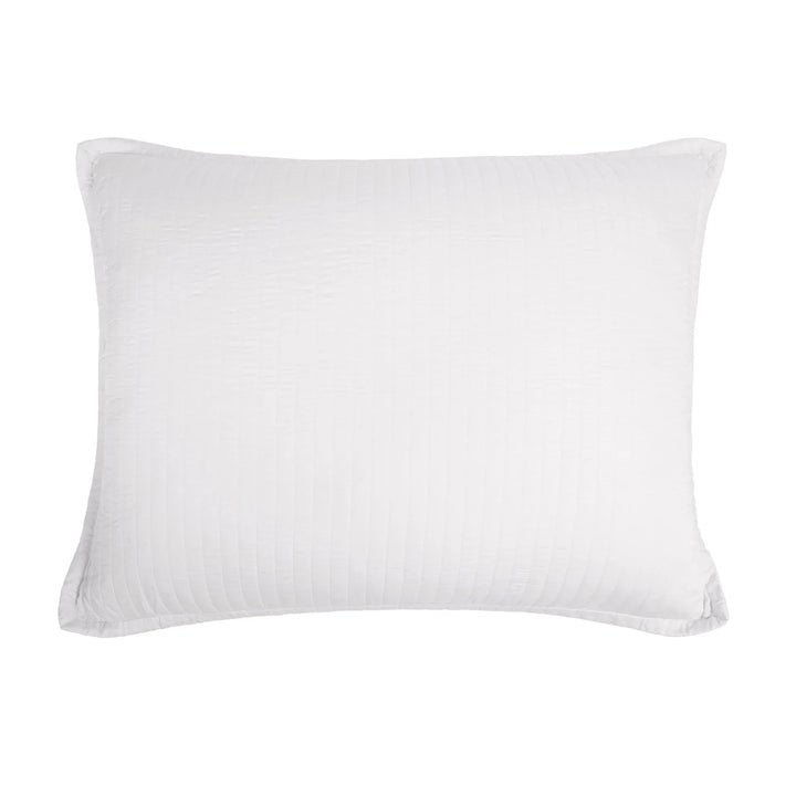 Carlyle Sham Bedding Style Pom Pom at Home White Standard 