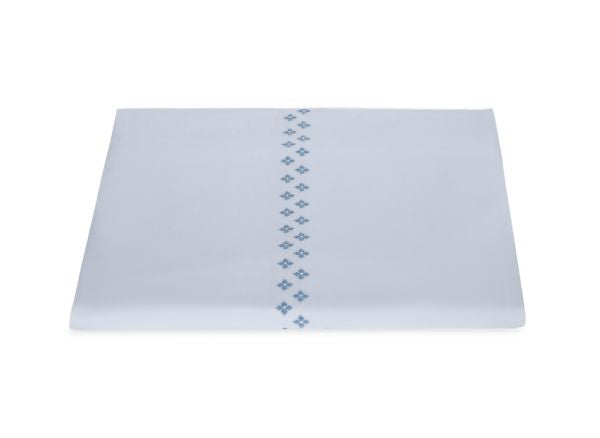 Casablanca Duvet Cover Bedding Style Matouk Sky/Blue Full/Queen 