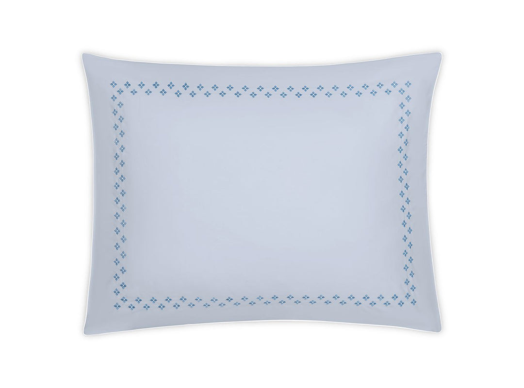Casablanca Sham Bedding Style Matouk Sky/Blue Boudoir 
