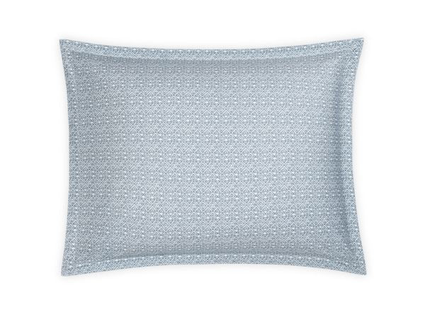 Catarina King Sham Bedding Style matouk Hazy Blue 