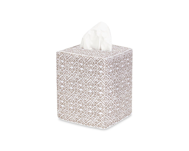 Catarina Tissue Box Cover Bath Accessories Matouk Dune 
