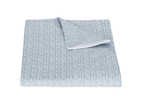 Catarina Twin Duvet Cover Bedding Style matouk Hazy Blue 