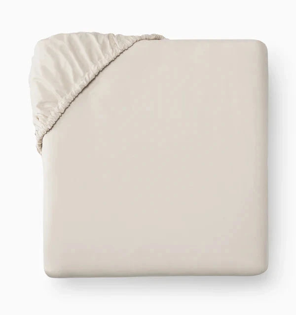 Celeste Fitted Sheet Bedding Style Sferra Bone Twin 