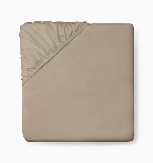 Celeste Fitted Sheet Bedding Style Sferra Grey Twin 