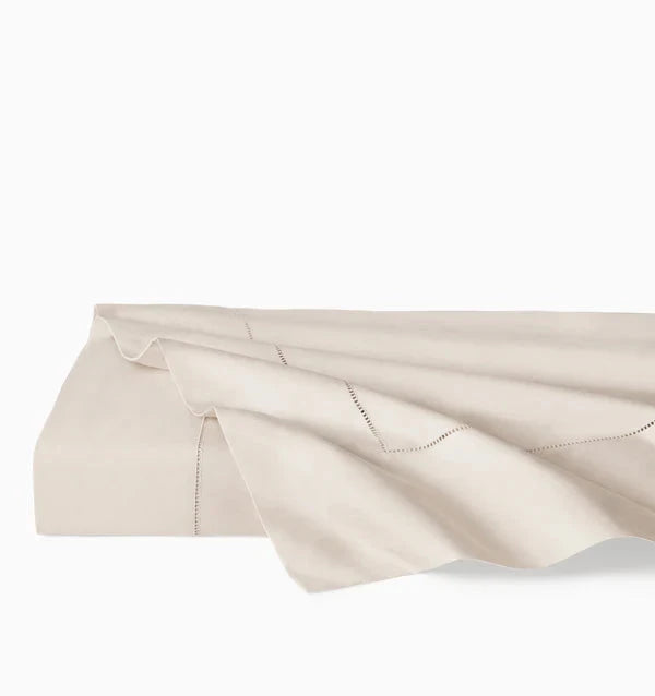 Celeste F/Q Flat Sheet Bedding Style Sferra Bone 