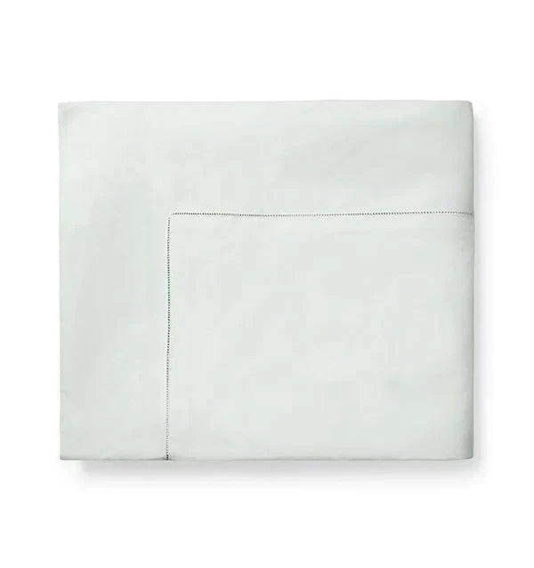 Celeste Percale Duvet Cover Bedding Style Sferra Silversage Twin 