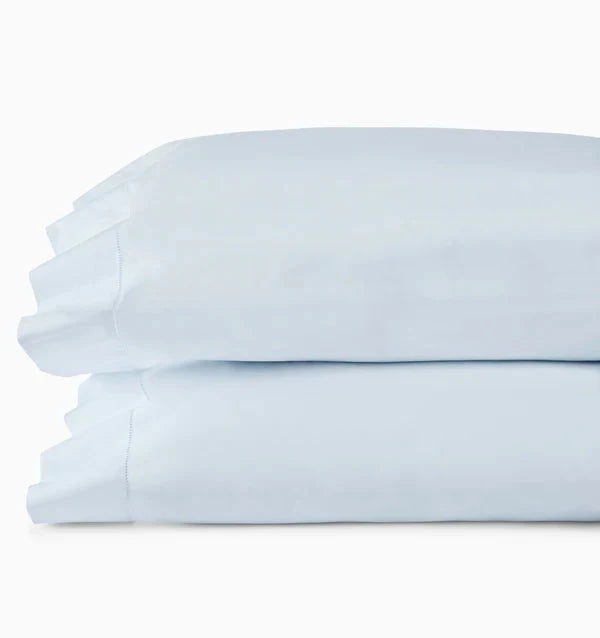 Celeste Percale Pillowcases - pair Bedding Style Sferra Blue Standard 