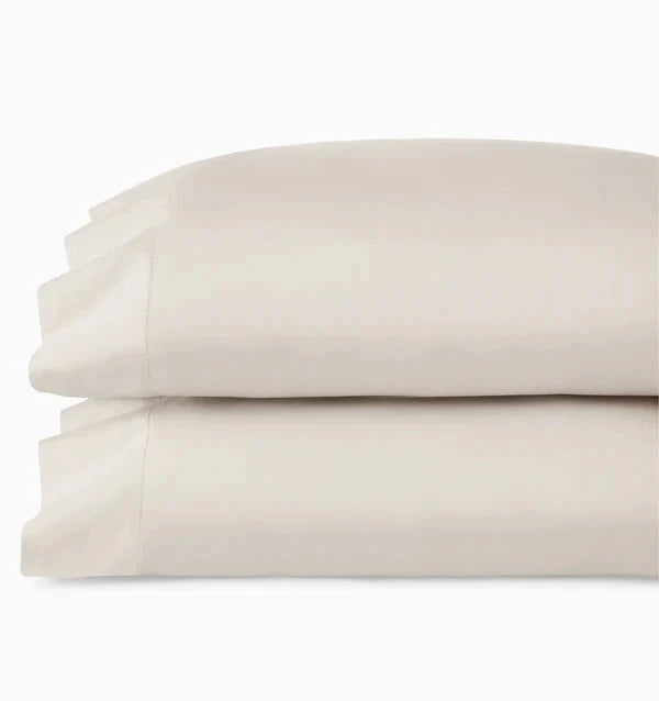 Celeste Percale Pillowcases - pair Bedding Style Sferra Bone Standard 