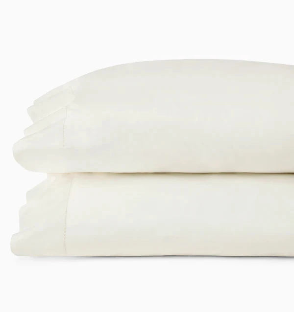 Celeste Percale Pillowcases - pair Bedding Style Sferra Ivory Standard 