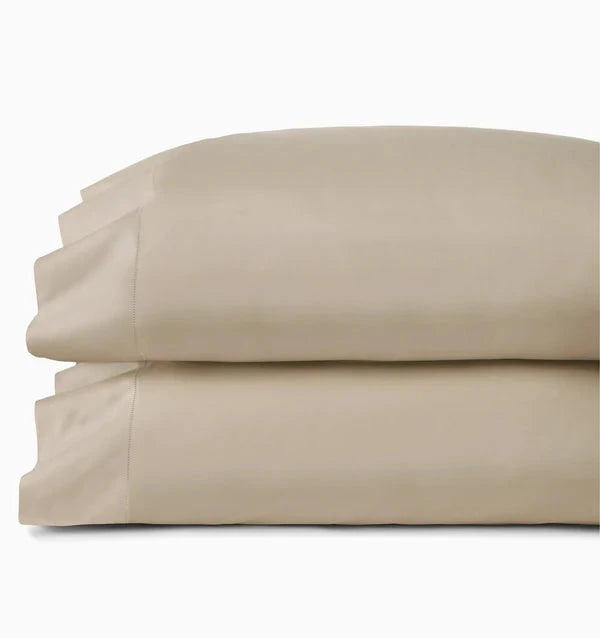 Celeste Percale Pillowcases - pair Bedding Style Sferra Mushroom Standard 