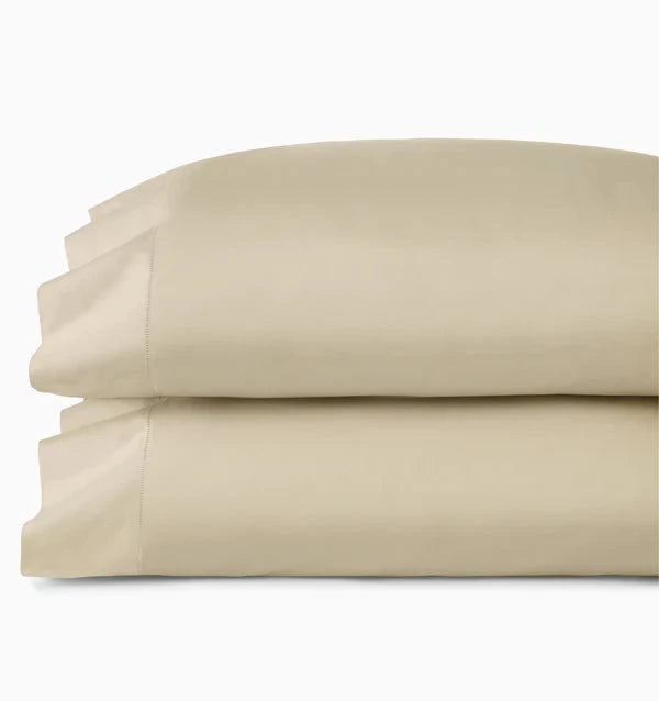 Celeste Percale Pillowcases - pair Bedding Style Sferra Sand Standard 