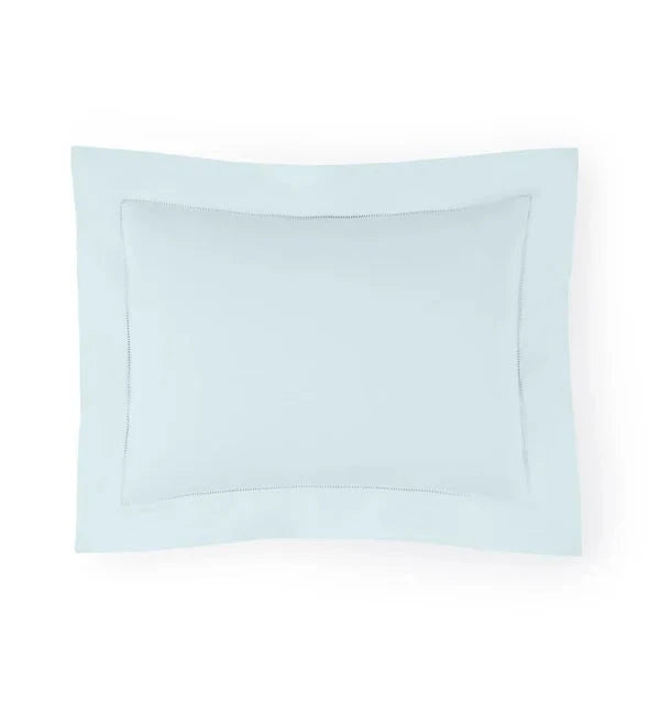 Celeste Percale Sham Bedding Style Sferra Aquamarine Boudoir 