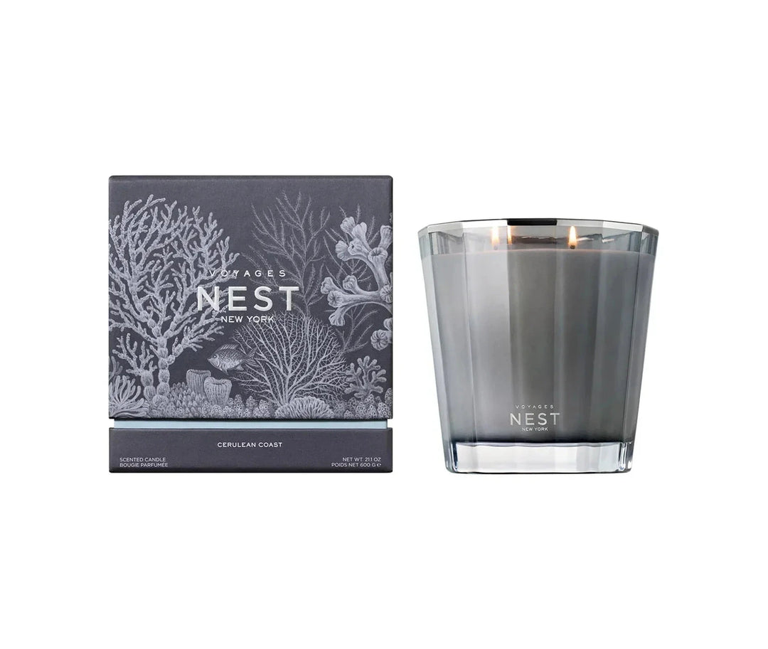 Cerulean Coast 2 Wick Candle Candle Nest 