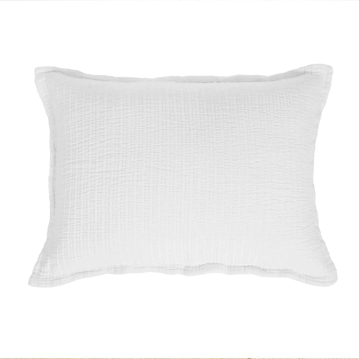 Chatham Standard Sham Bedding Style Pom Pom at Home White 