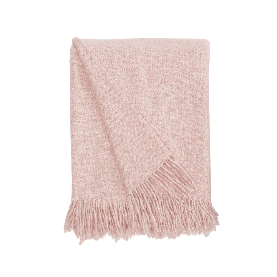Chelsea Oversized Throw Bedding Style Pom Pom at Home Blush 