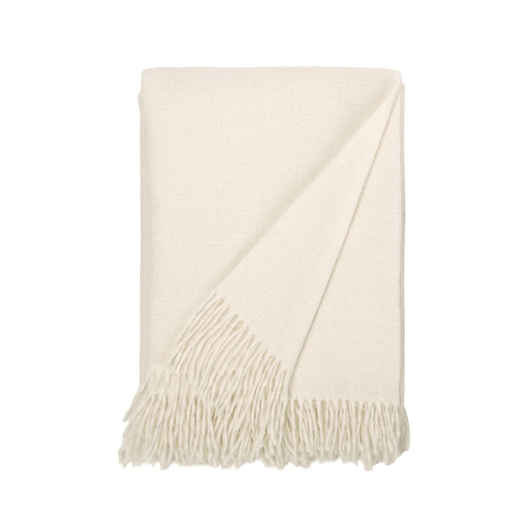 Chelsea Oversized Throw Bedding Style Pom Pom at Home Ivory 