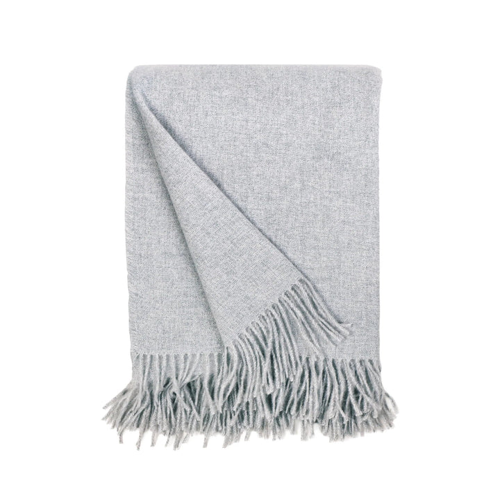 Chelsea Oversized Throw Bedding Style Pom Pom at Home Light Blue 