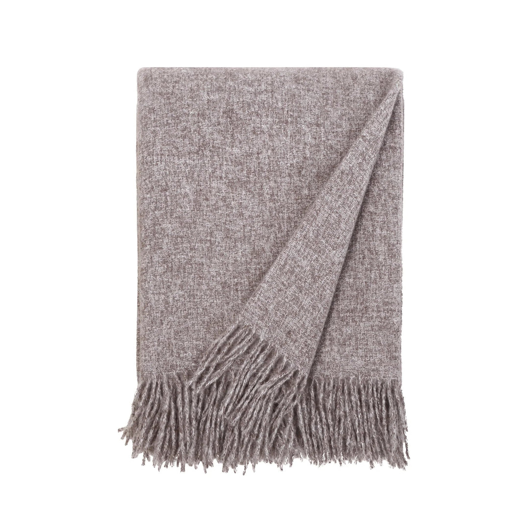 Chelsea Oversized Throw Bedding Style Pom Pom at Home Mushroom 