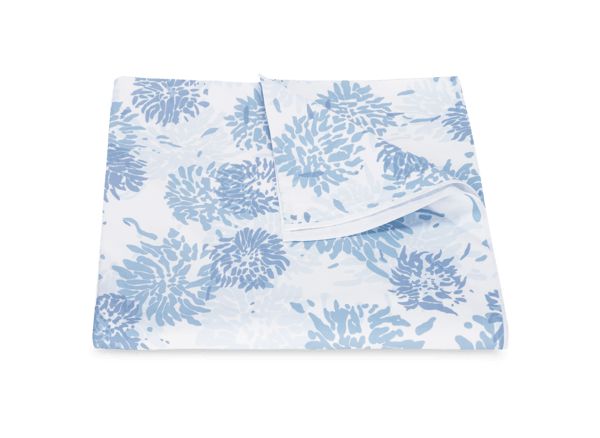 Chrysanthemum Duvet Cover Bedding Matouk Blue Twin 