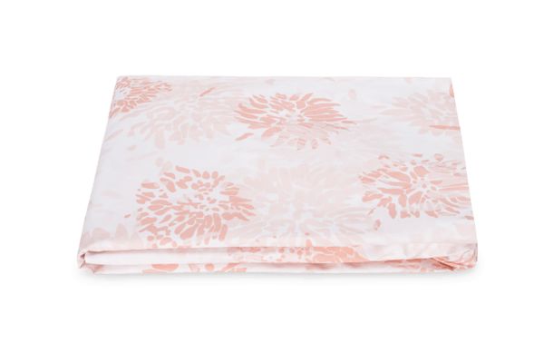 Chrysanthemum Fitted Sheet Bedding Matouk Blush Twin 