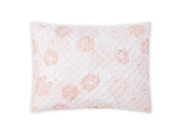 Chrysanthemum Quilted Sham Bedding Matouk Blush Boudoir 