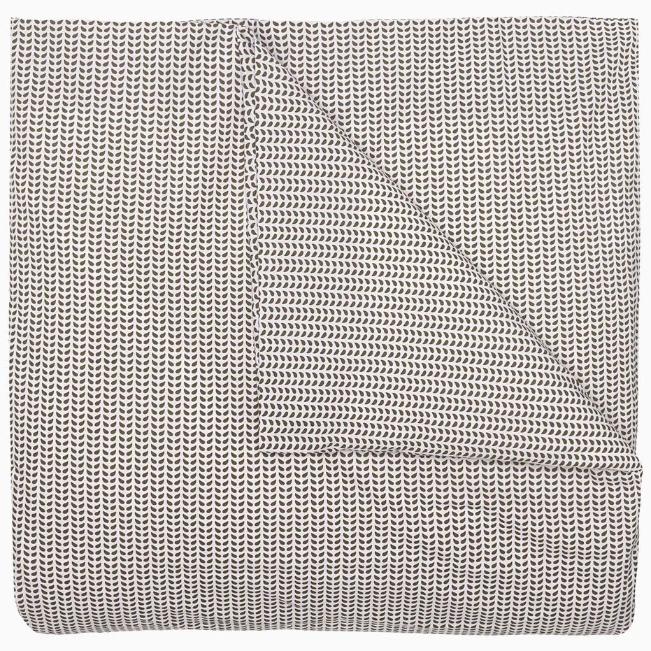 Cinde Organic Duvet Cover Bedding Style John Robshaw Coffee Twin/Twin XL 