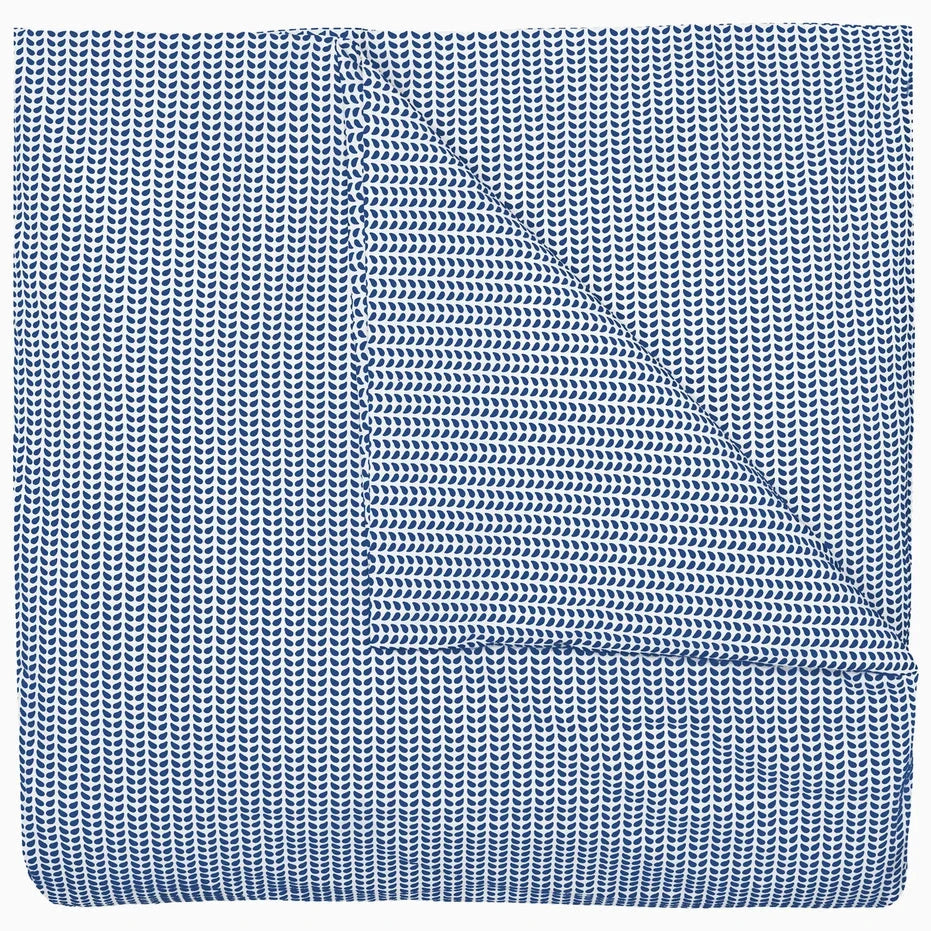 Cinde Organic Duvet Cover Bedding Style John Robshaw Navy Twin/Twin XL 